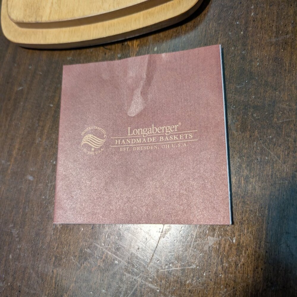 Longaberger Tissue box New, no tags - Picture 12 of 12